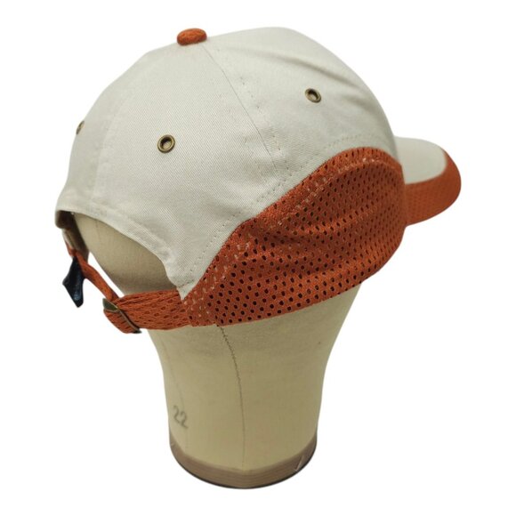 Faulkner Mesh Tuck Strap Cap Embroidered Logo Curved Visor Trucker Baseball Hat - Picture 13 of 13